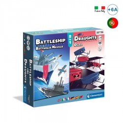 Jogo Duo Batalha Naval + Damas