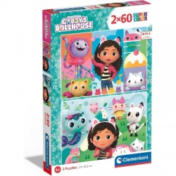 Puzzles 2X60 Gabby's Dollhouse