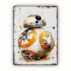 Placa de Metal Vintage Star...