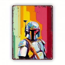 Placa de Metal Vintage Star...