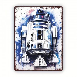 Placa de Metal Vintage Star...