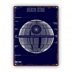 Placa de Metal Vintage Star...