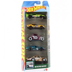 Hot Wheels Pack 5 HW Retro...